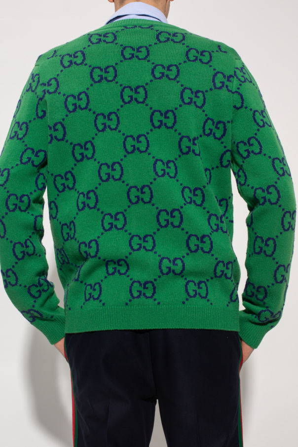 SchaferandweinerShops CR - Cardigan with 'GG' monogram Gucci